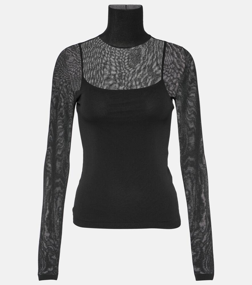 Max Mara Fatuo jersey turtleneck top