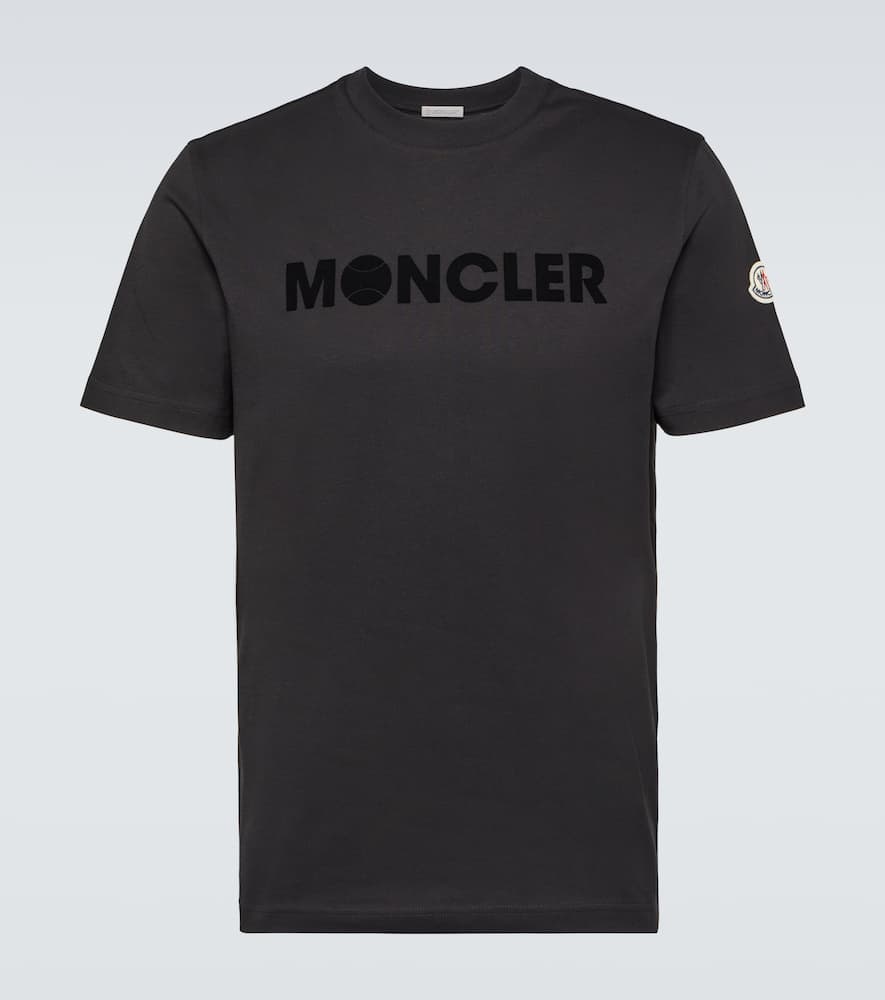 Moncler Cotton-blend jersey T-shirt