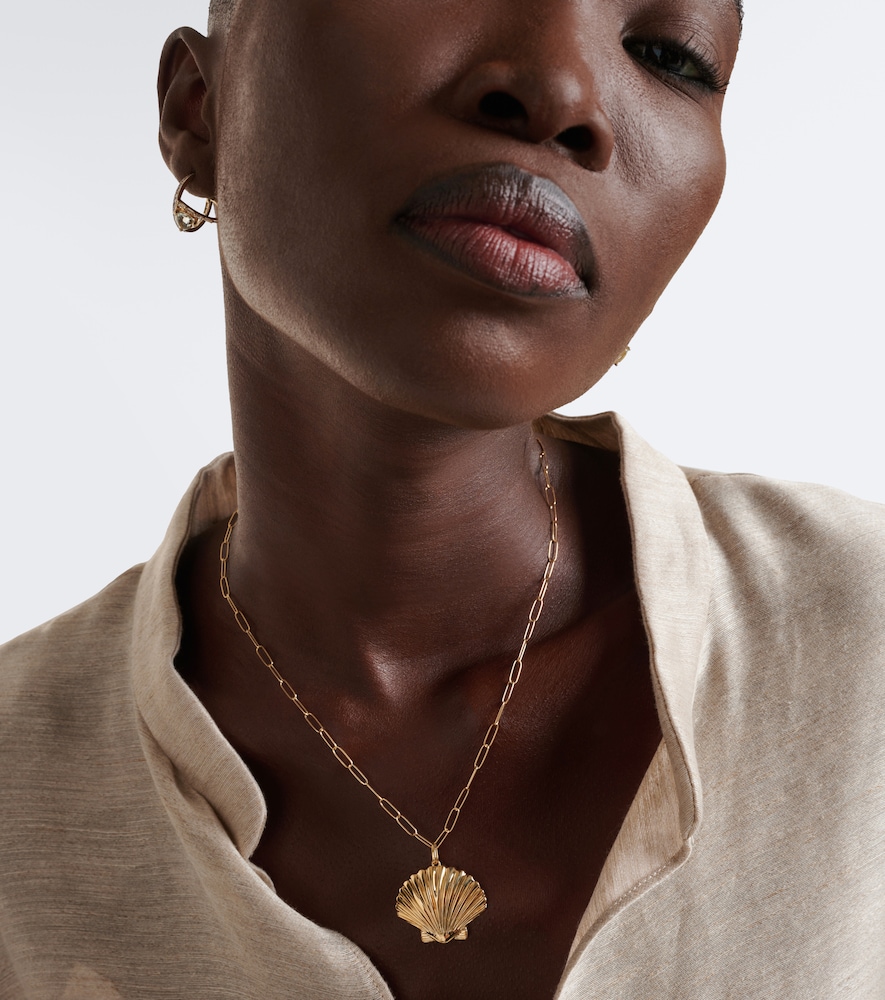 Mateo Venus Large 14kt gold pendant necklace