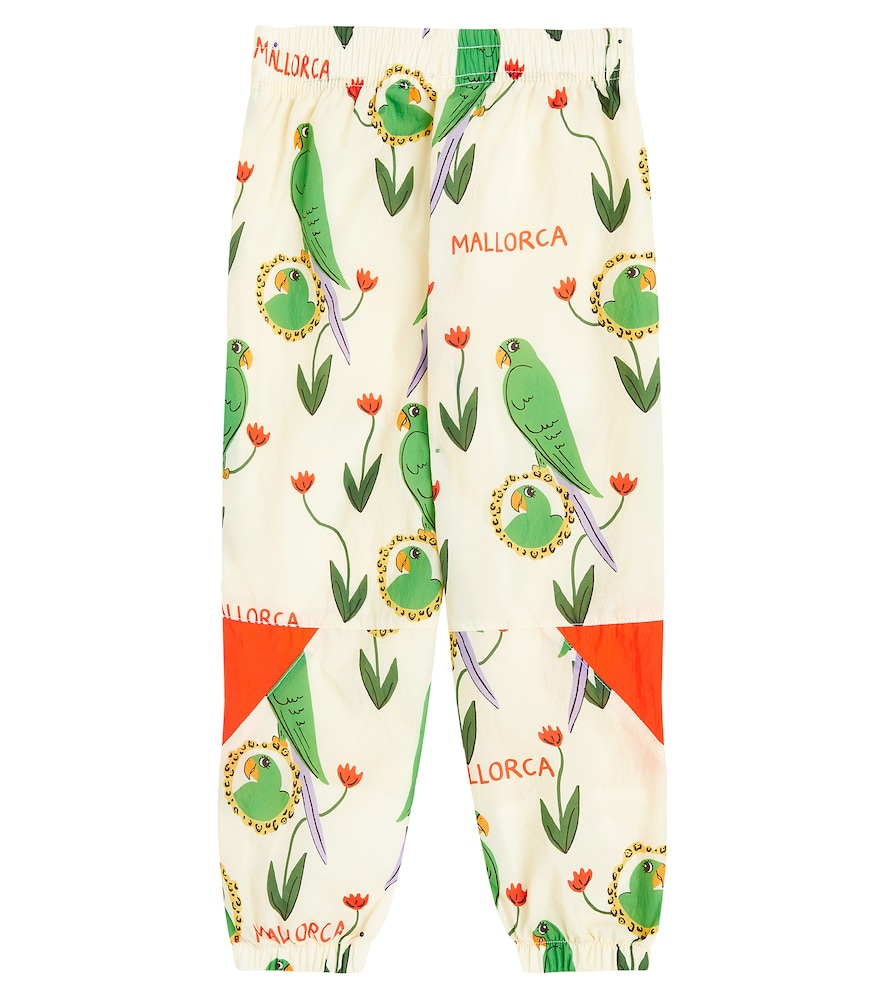  Mini Rodini Mini Rodini Parrots Printed Tracksuit Pants 