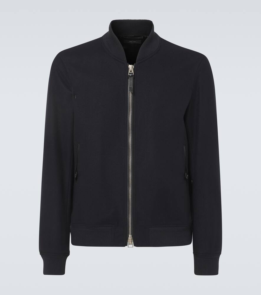 Tom Ford Wool felt bomber jacket