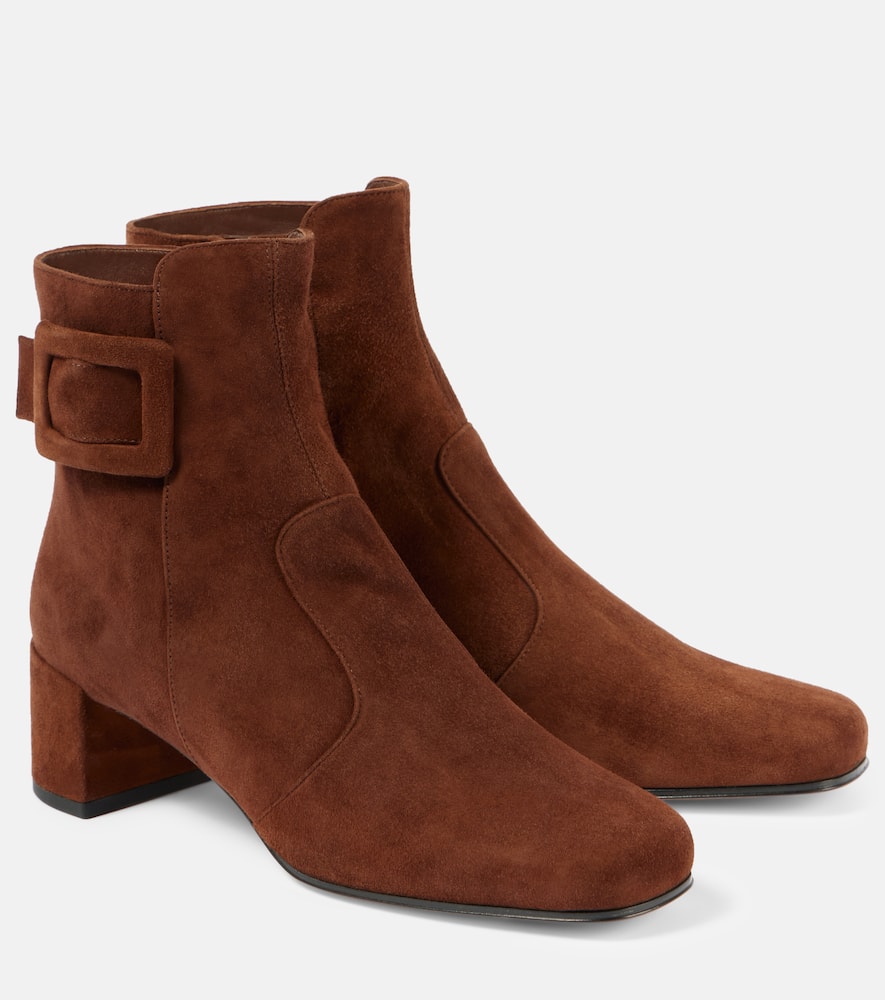 Tres Vivier Polly suede ankle boots