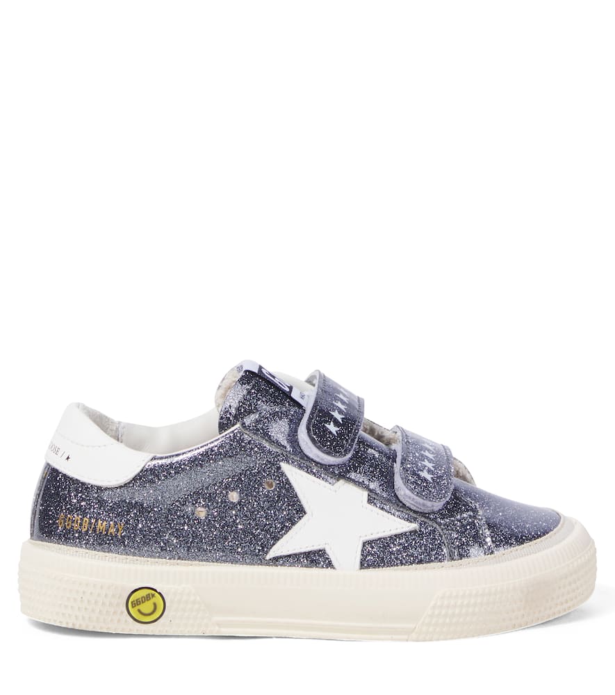 Golden Goose Sneakers May School In Metallic