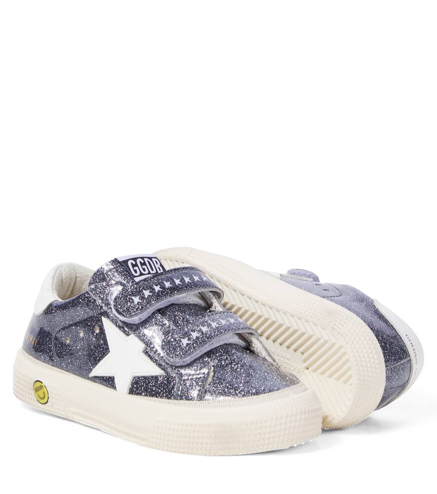 Golden Goose Sneakers May School In Metallic