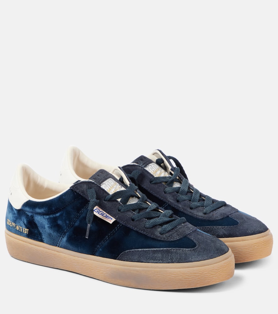 Golden Goose Soul-star Suede Sneakers In Blue