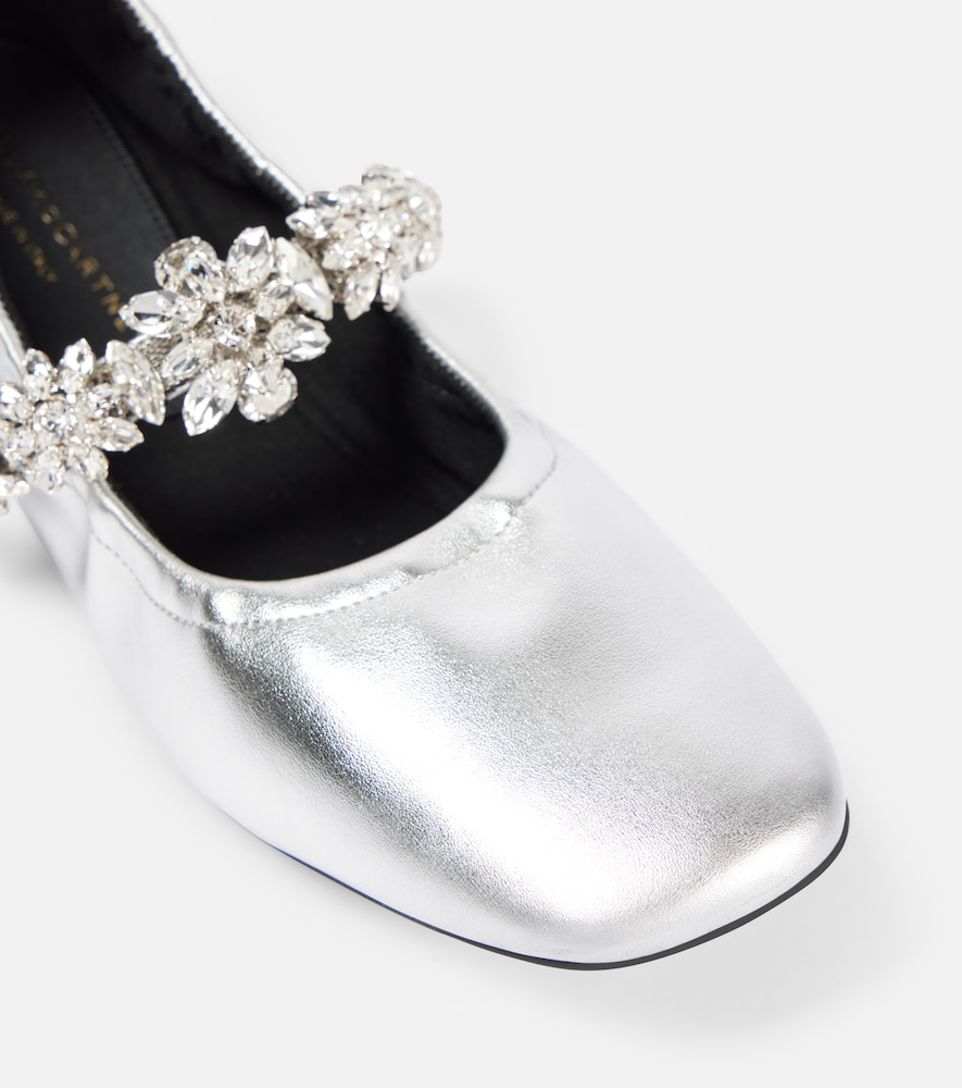 Elsa Metallic Faux Ballet Flats