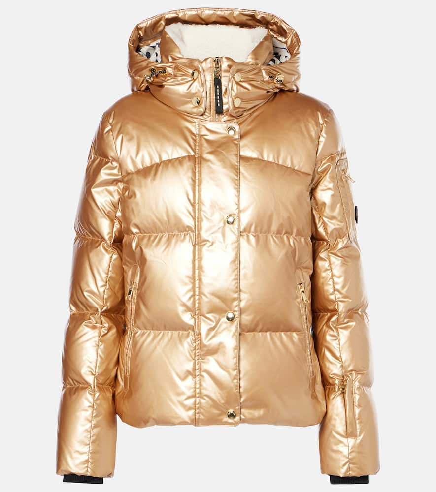 Bogner Hella metallic down ski jacket