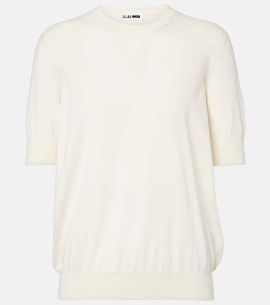 Jil Sander Cotton Sweater In Beige