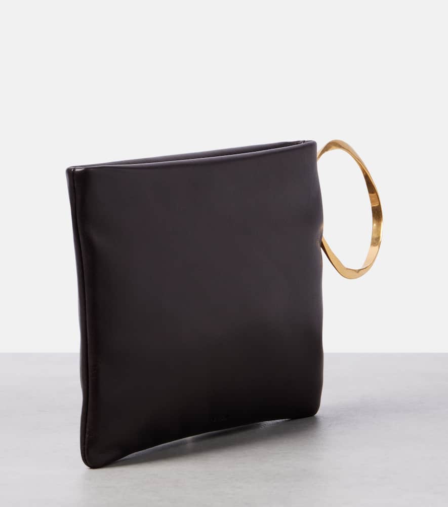 The Row Square Bracelet皮革手拿包