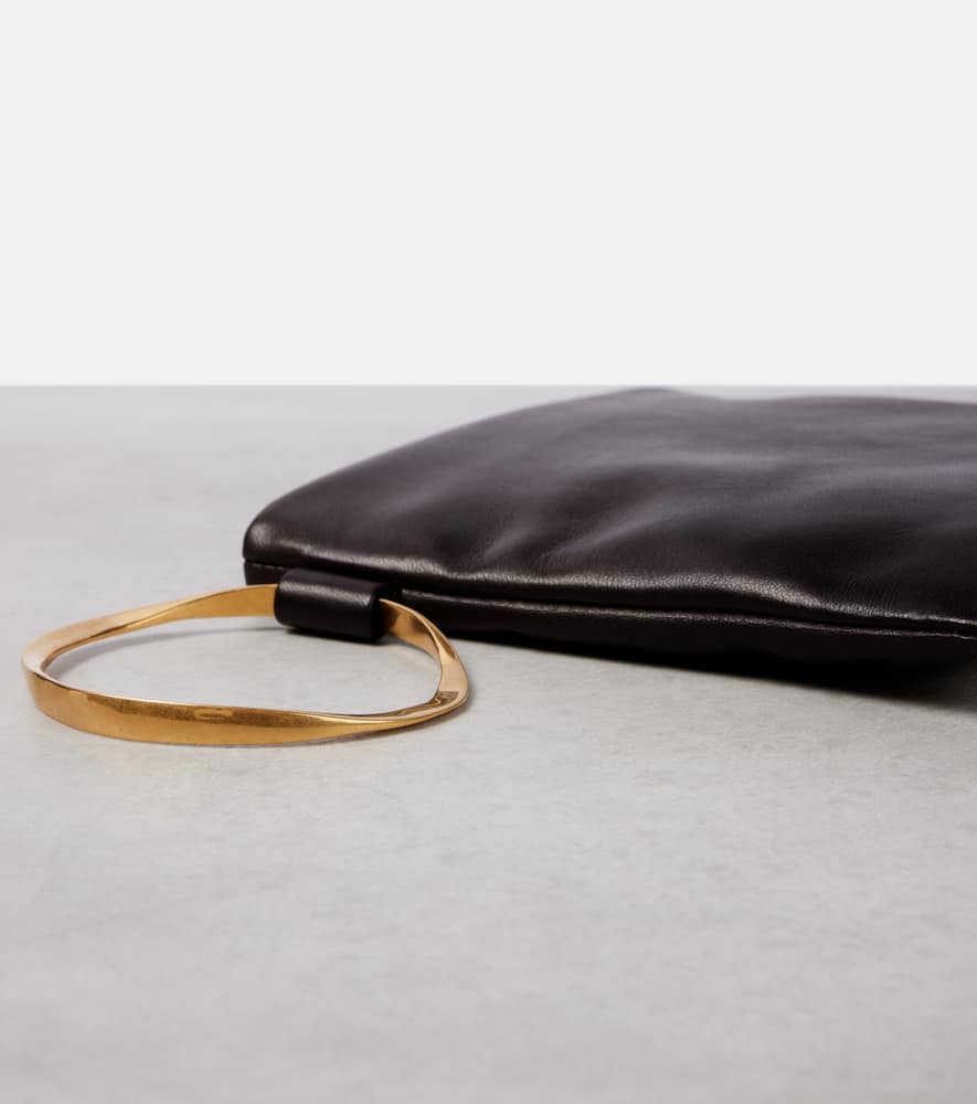 The Row Square Bracelet皮革手拿包