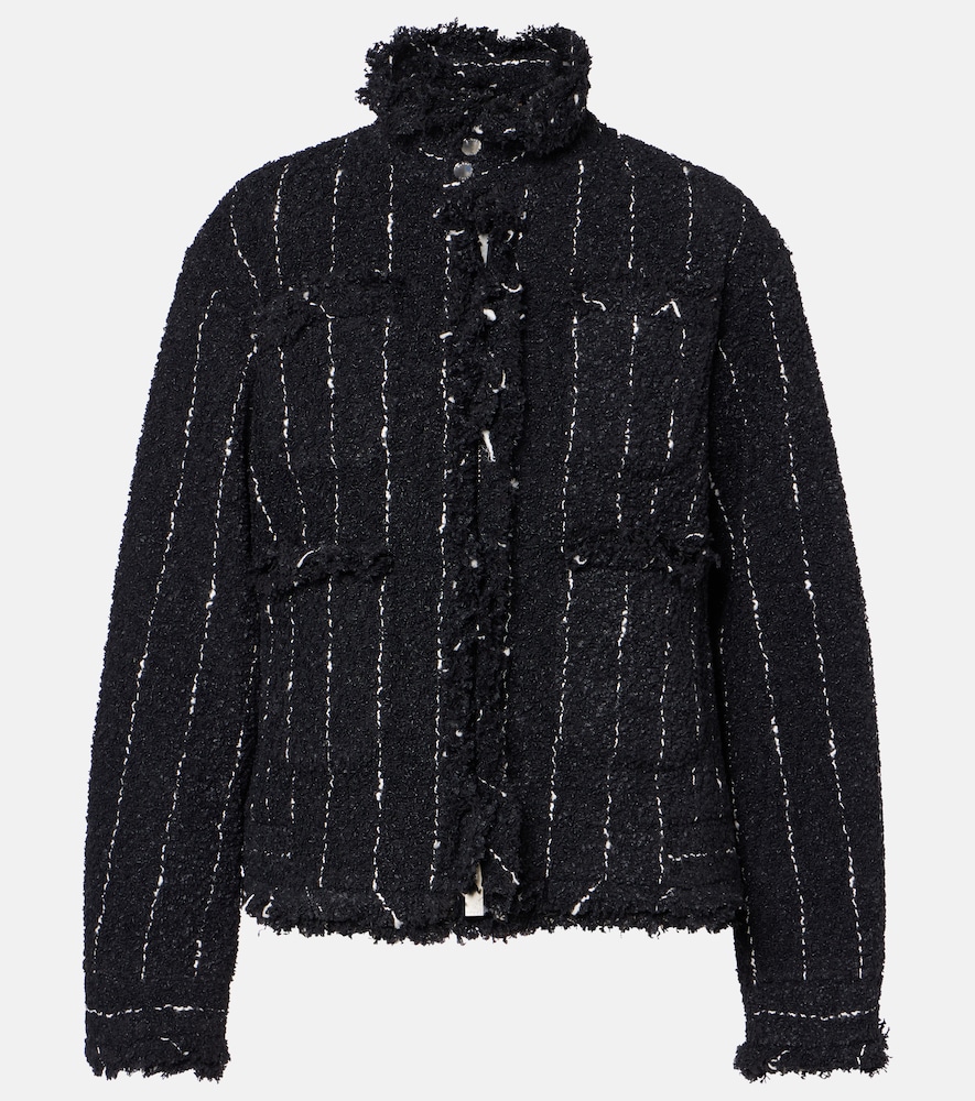Sacai Striped tweed jacket | Thumbnail 7