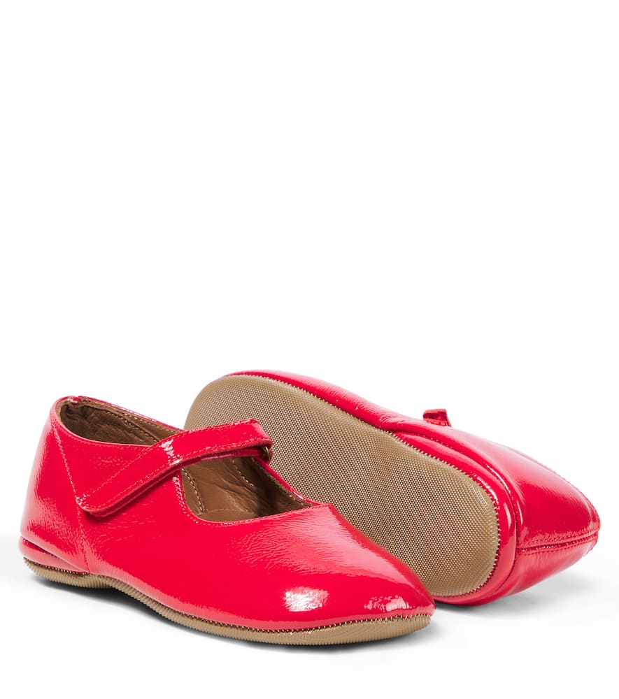 Pèpè Naplak Leather Ballet Flats In Pink