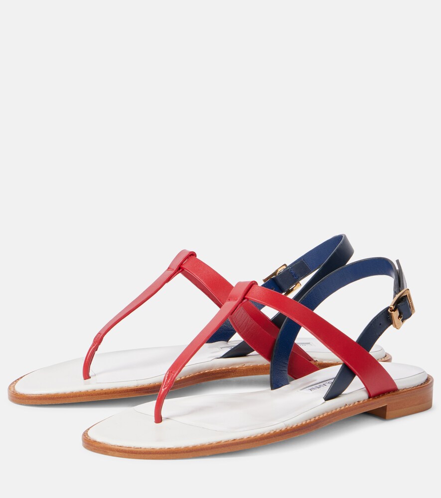 Hata Leather Thong Sandals