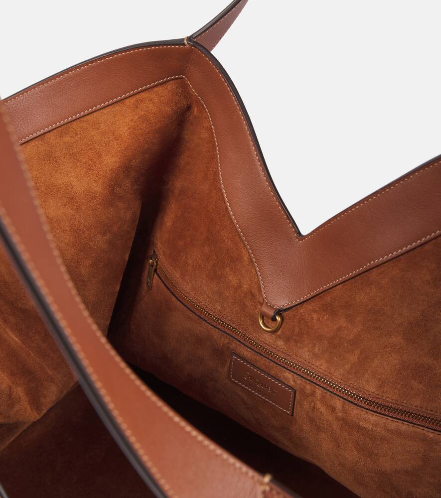 Saint Laurent Y Leather Tote Bag In Brown