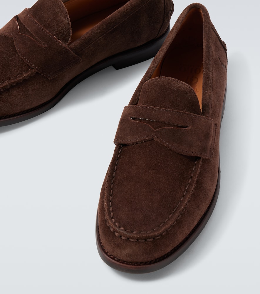 Polo Ralph Lauren Brown Alston Suede Penny Loafers