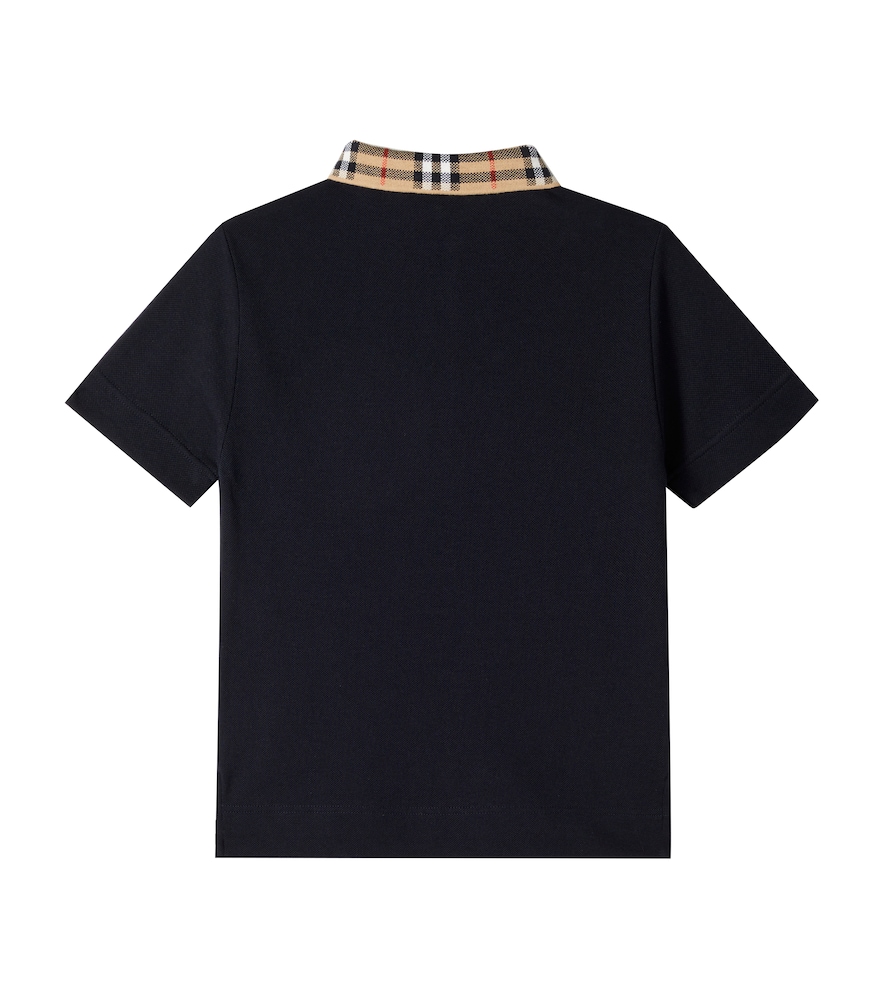  Burberry Kids Burberry Kids Polohemd Burberry check Aus Baumwoll-piqué 