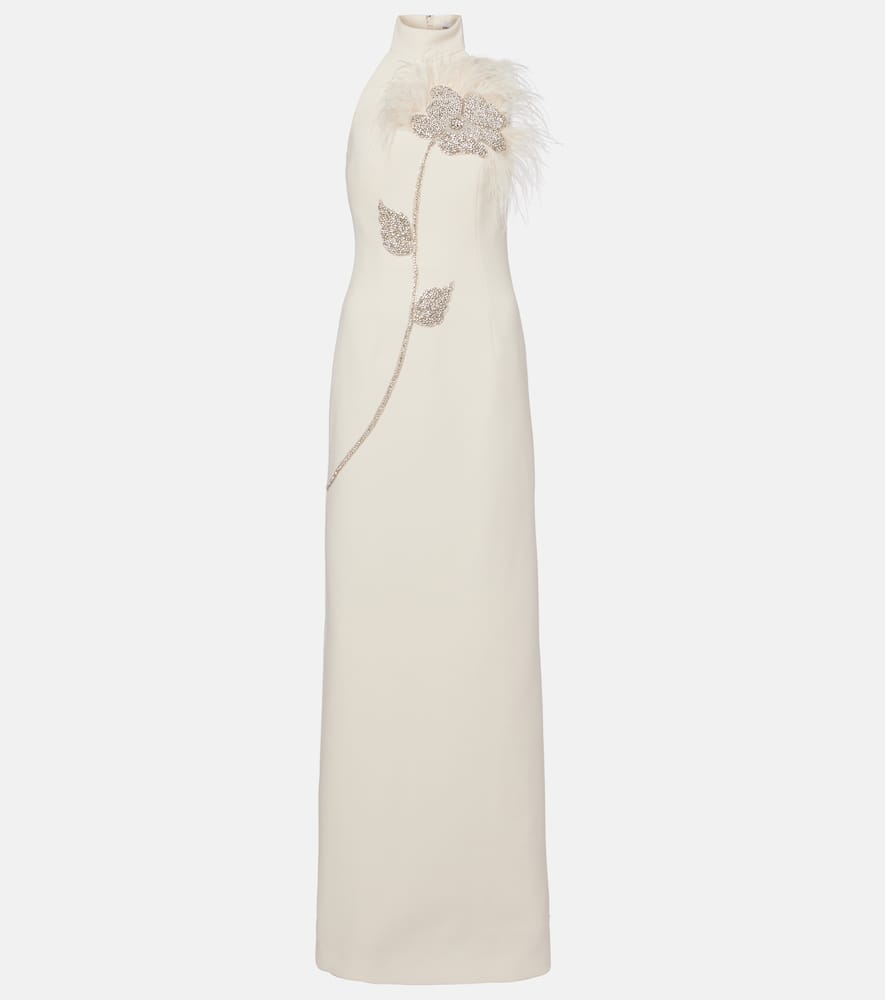 Starlight embellished halterneck gown