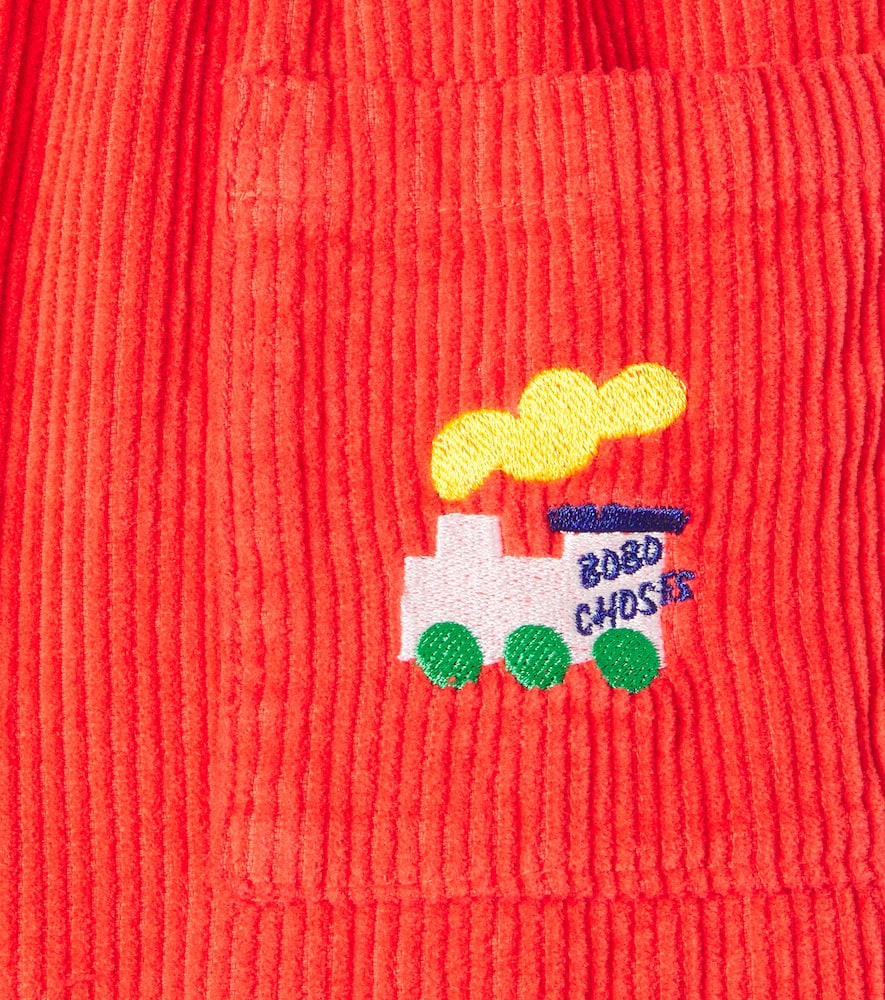 Bobo Choses Bobo Choo Choo Cotton Corduroy Pants In Red