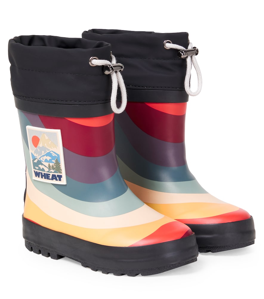 Wheat Logo rain boots