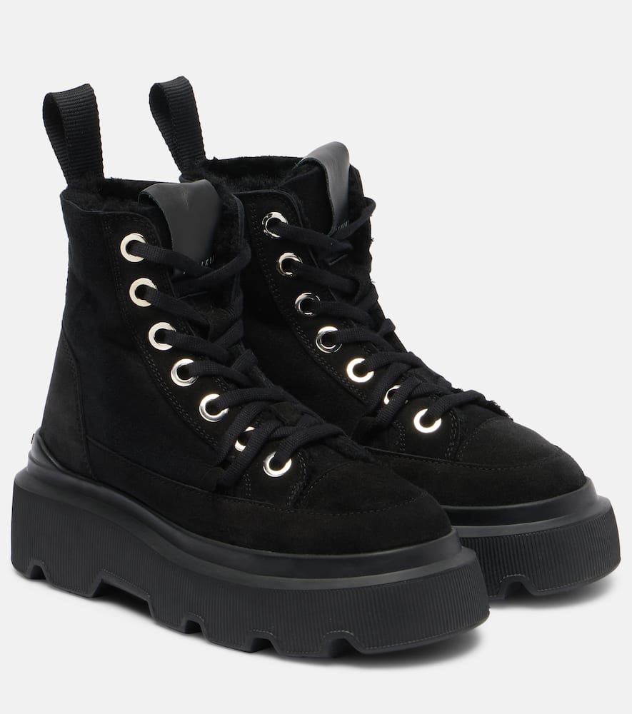 Inuikii Matilda Suede Hiking Boots In Multi