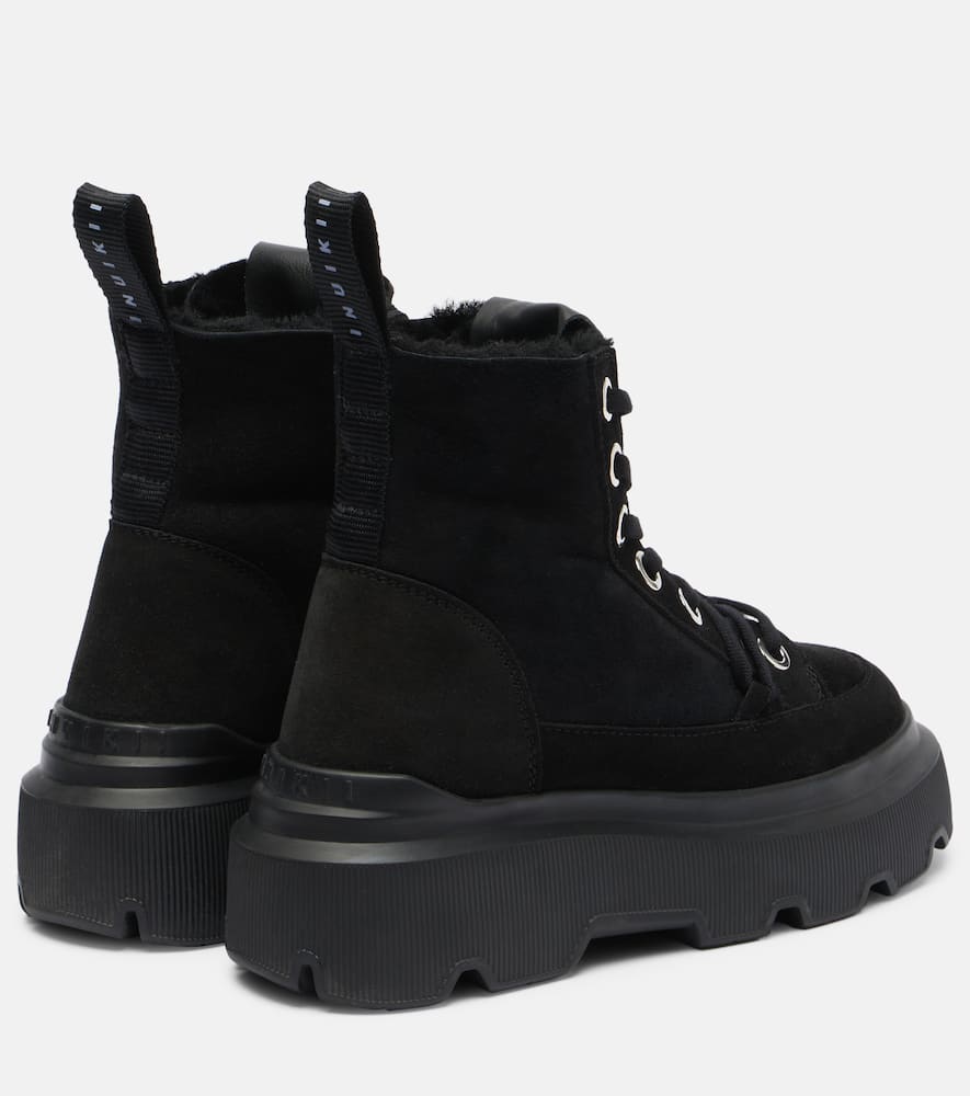 Inuikii Matilda Suede Hiking Boots In Multi