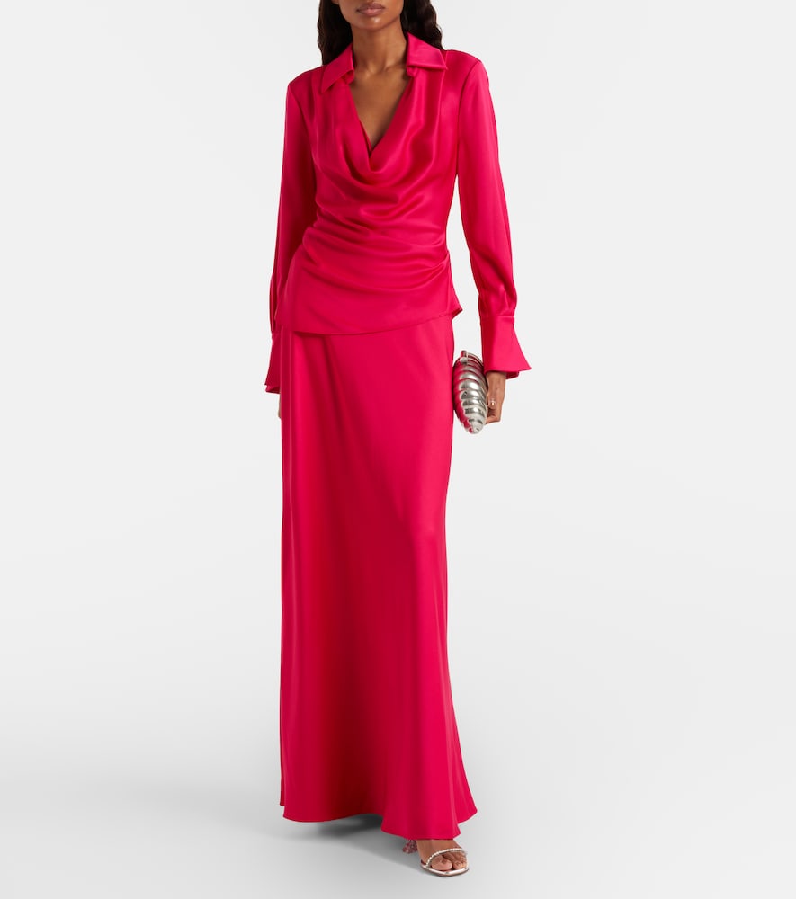 Simkhai Symone satin top