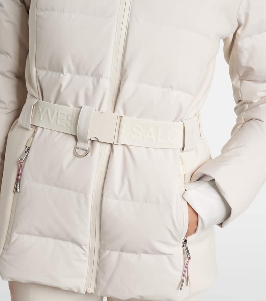 Yves Salomon Doudoune 58cm Down Jacket In White