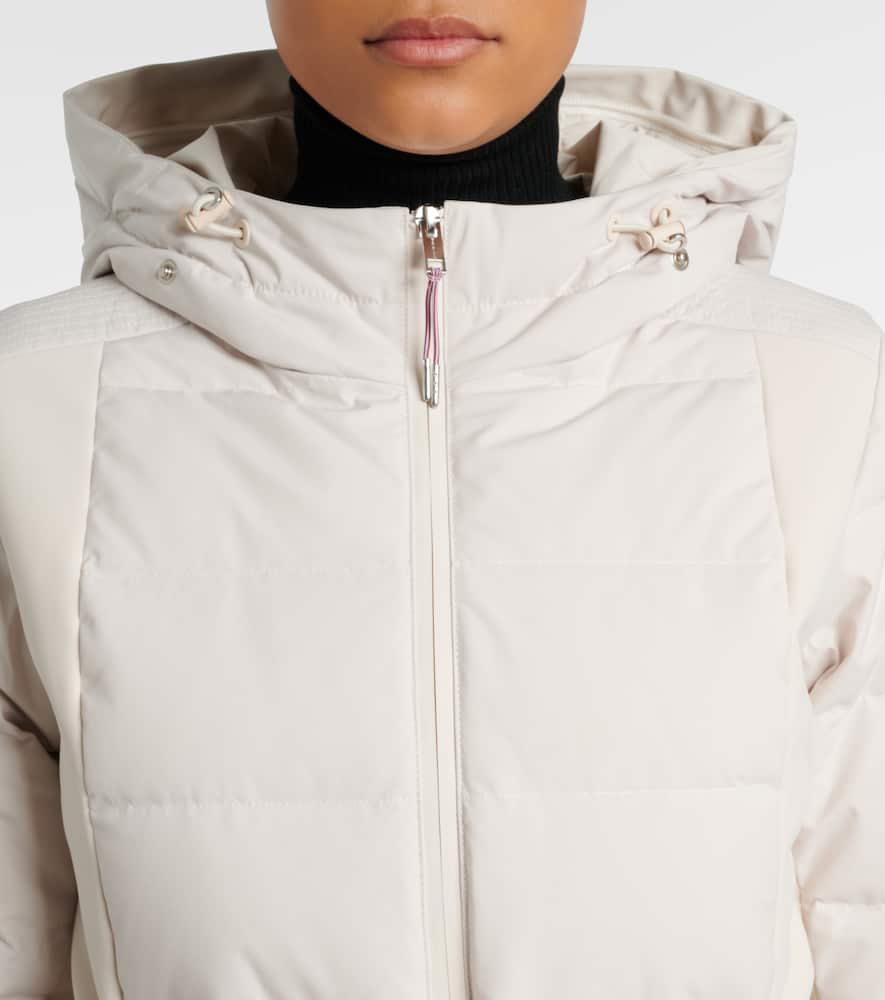Yves Salomon Doudoune 58cm Down Jacket In White