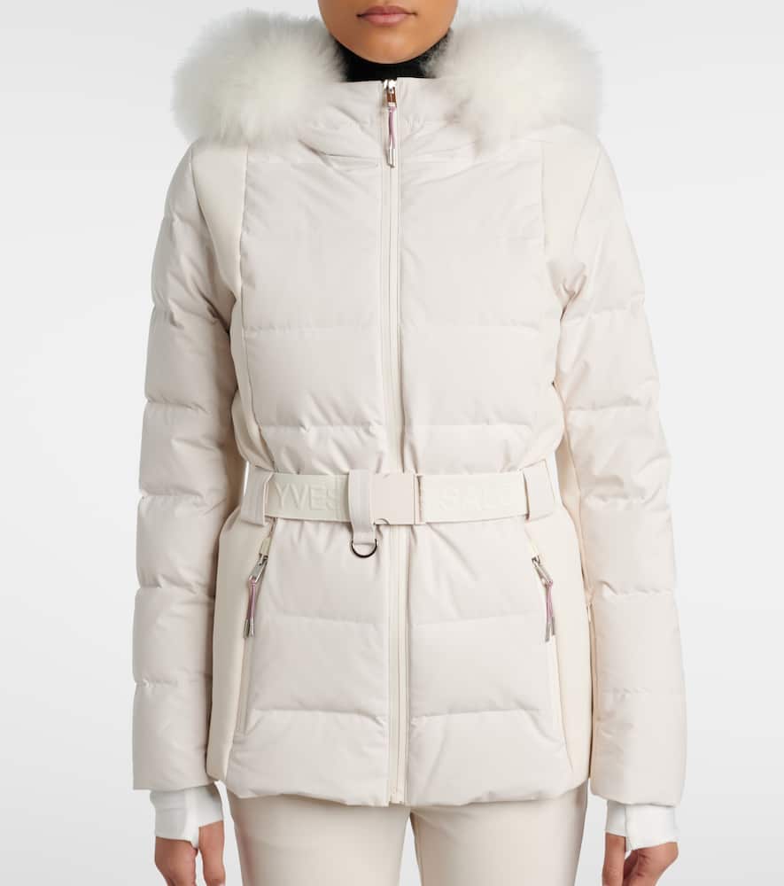 Yves Salomon Doudoune 58cm Down Jacket In White