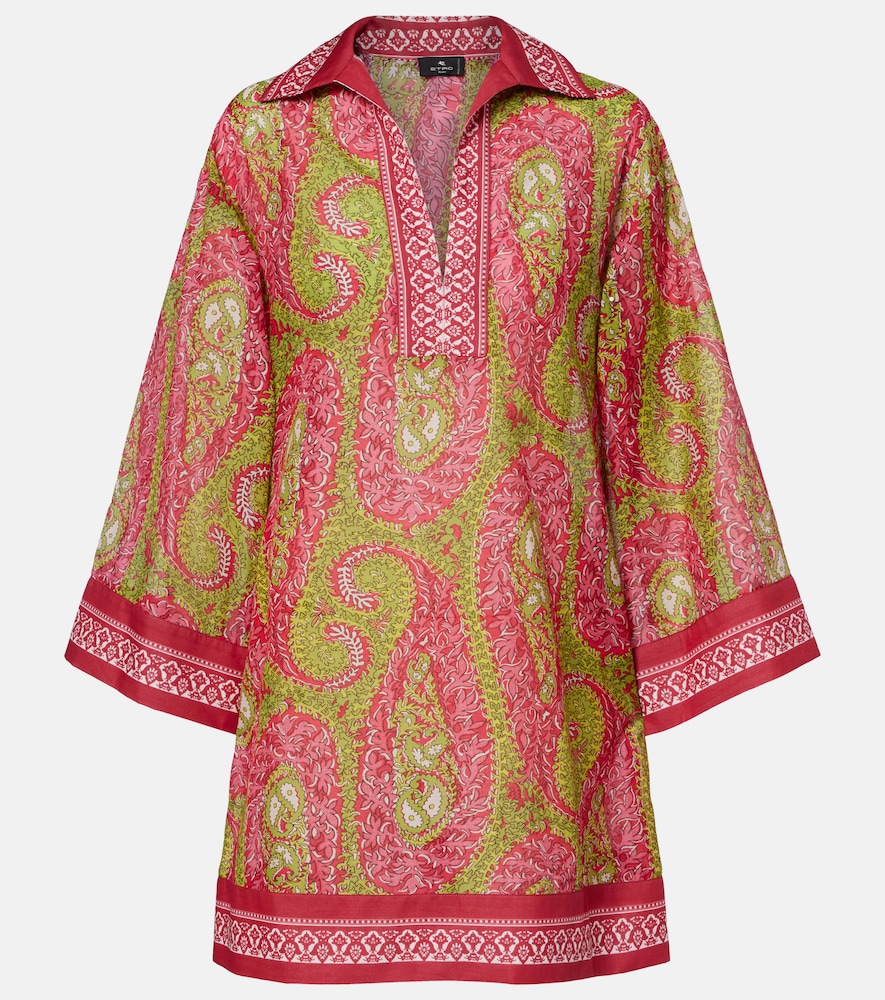 Etro Women's Multicoloured Printed Cotton And Silk Tunic UK Size 12 - Mytheresa