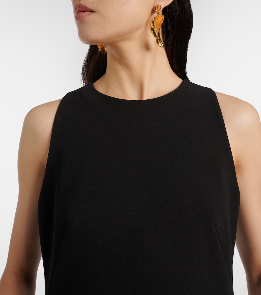  Max Mara Max Mara Vestido Midi Semito Con Plumas 