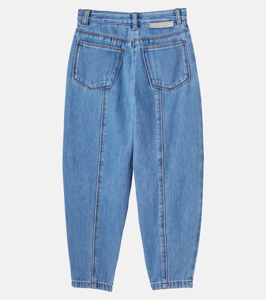  Stella Mccartney Kids Stella Mccartney Kids Embroidered Tapered Jeans 