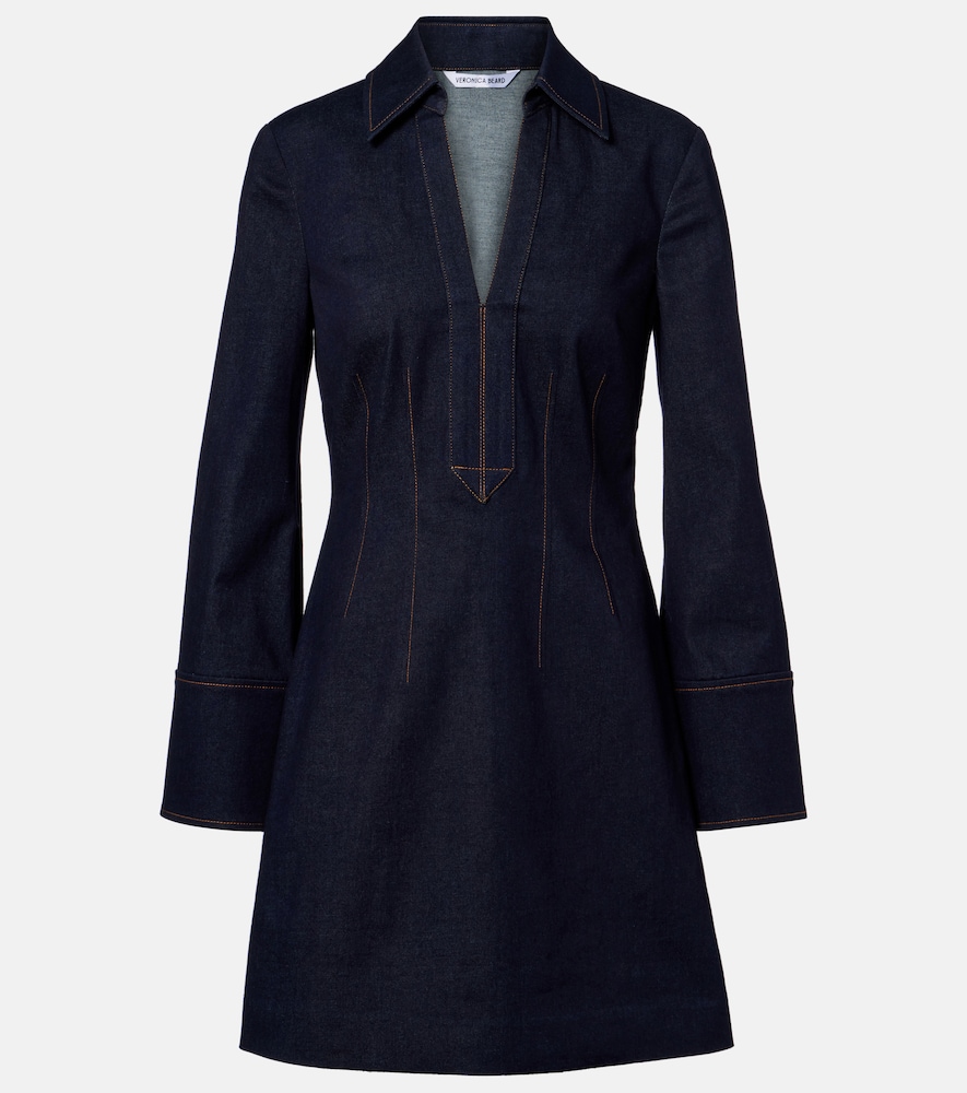 Veronica Beard Women's Blue Raymond Denim Minidress UK Size 8 - Mytheresa