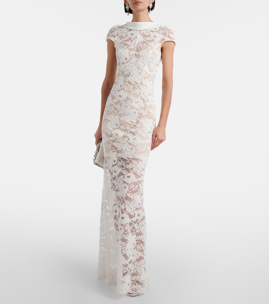 Self-Portrait Lace gown
