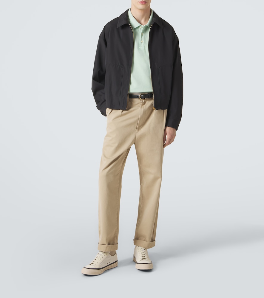  Visvim Visvim Polo Mondo Weller De Piqué De Algodón 