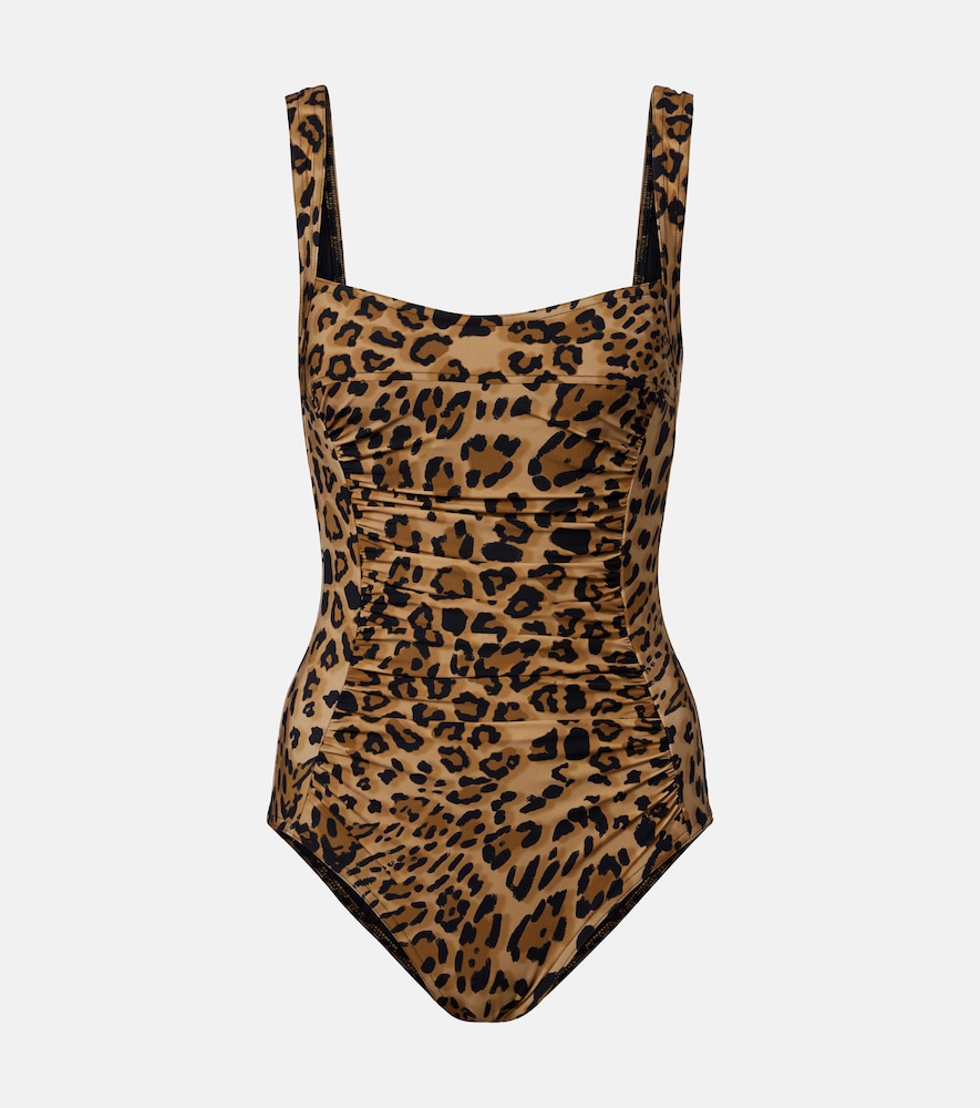 Karla Colletto Ava leopard-print swimsuit