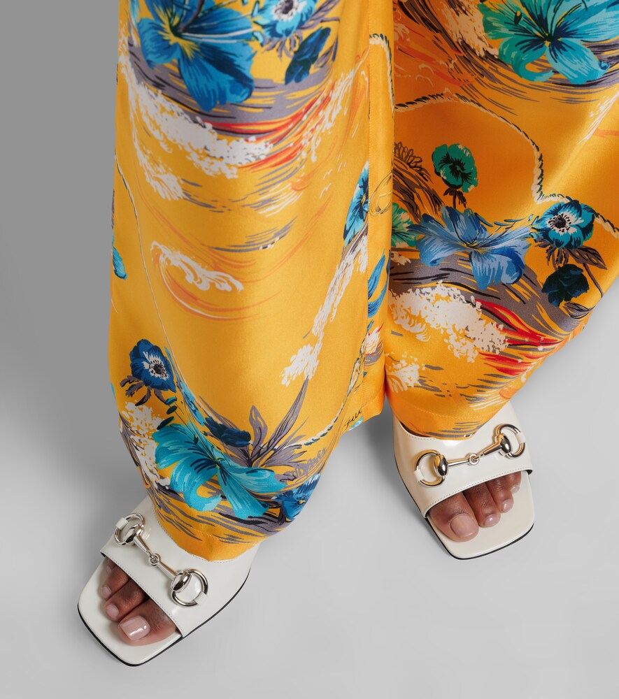 Gucci Signora Horsebit leather mules