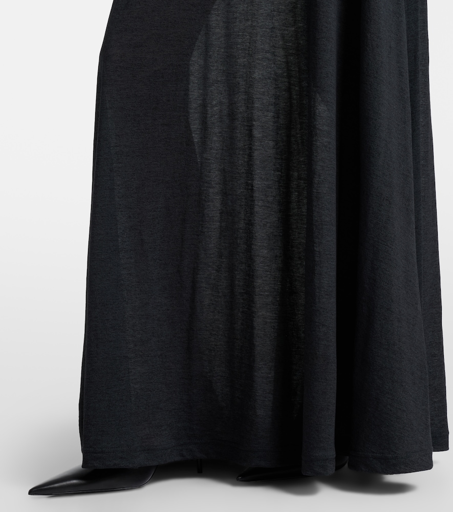  Balenciaga Balenciaga Bedrucktes Maxikleid Aus Jersey 