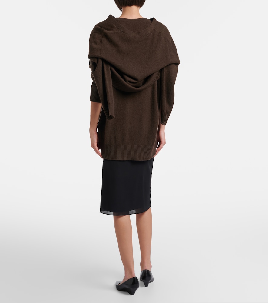  The Row The Row Ivera Silk-blend Chiffon Slip Skirt 