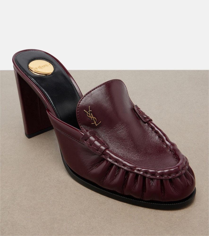  Saint Laurent Saint Laurent Mules Le Loafer De Piel 