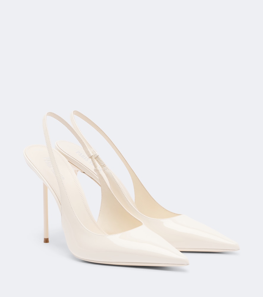 Paris Texas Escarpins slingback Lidia en cuir verni