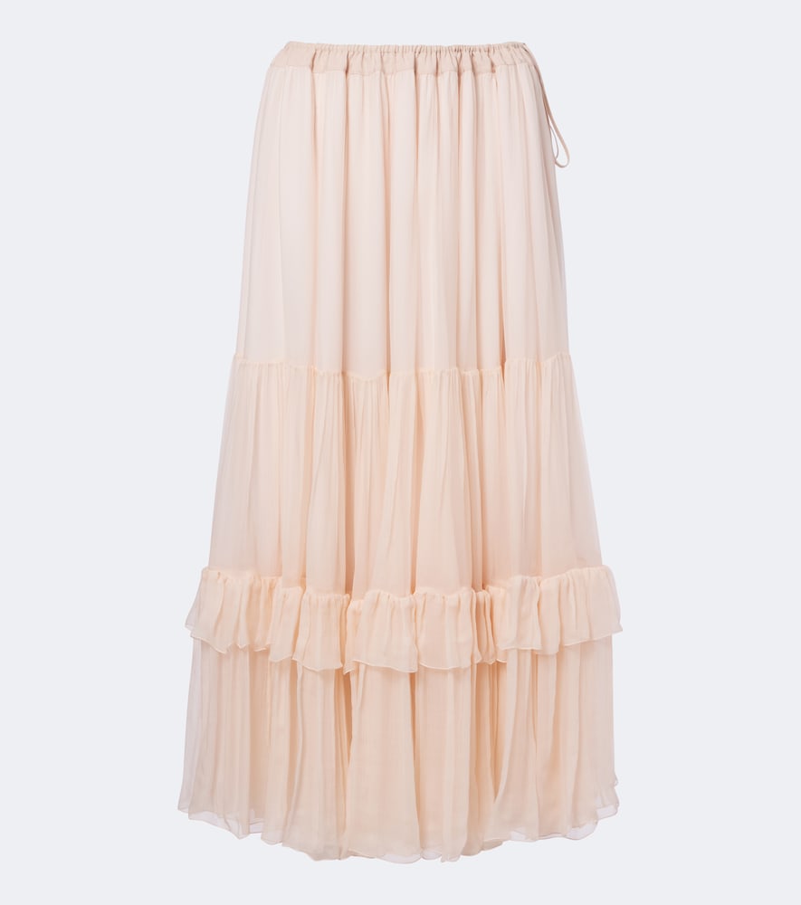 Chloé Maxirock aus Seidenchiffon