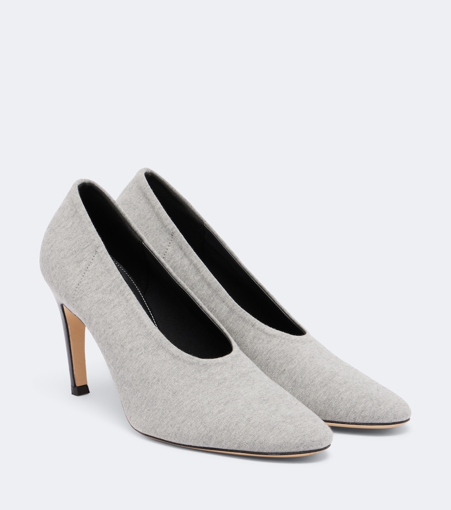 Pumps Slip aus Jersey