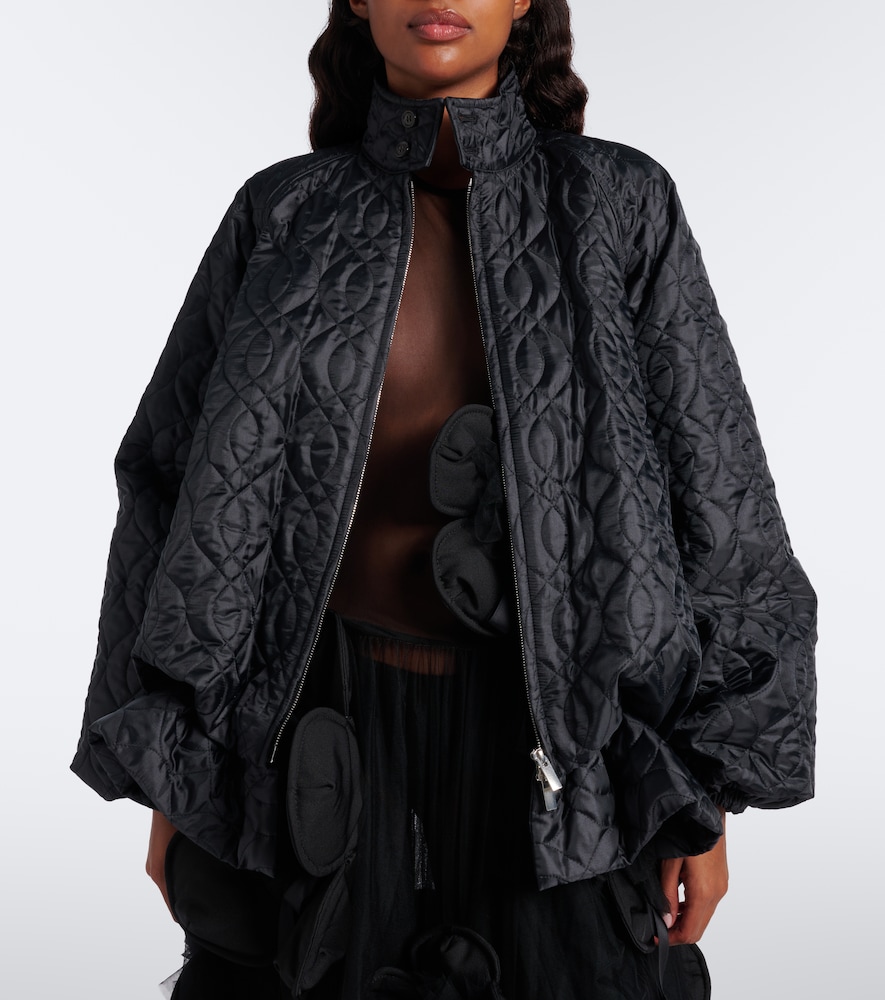Gathered Quilted Jacket