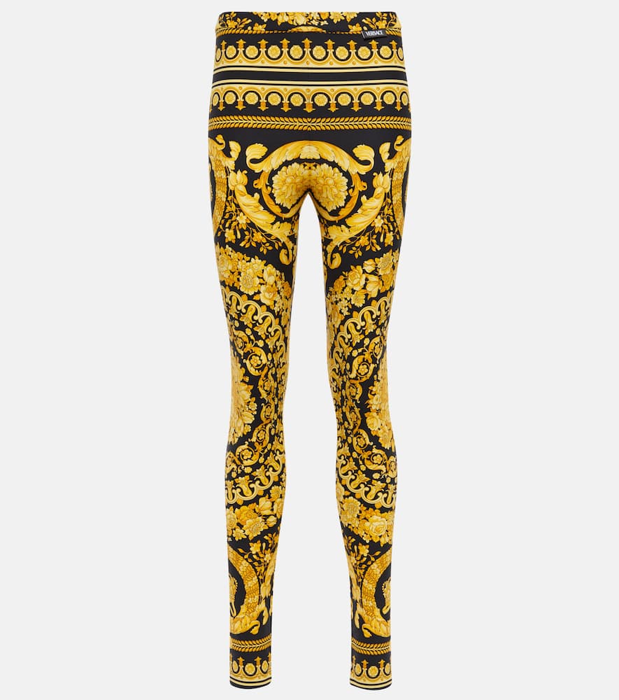 Barocco mid-rise leggings