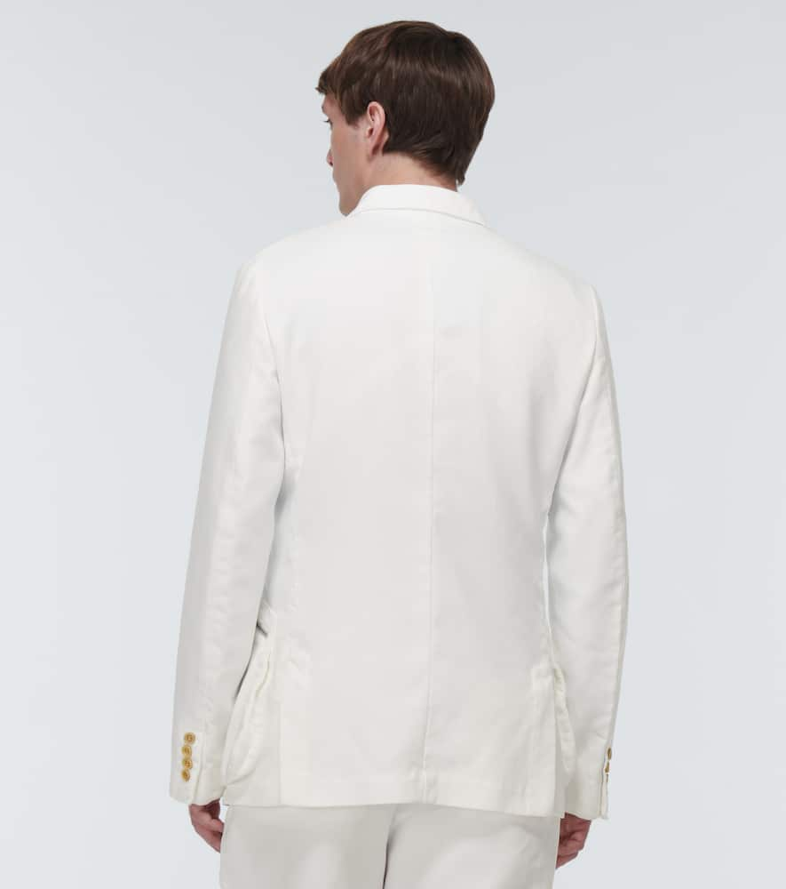 Shop Comme Des Garçons Homme Deux Single-breasted Blazer In White