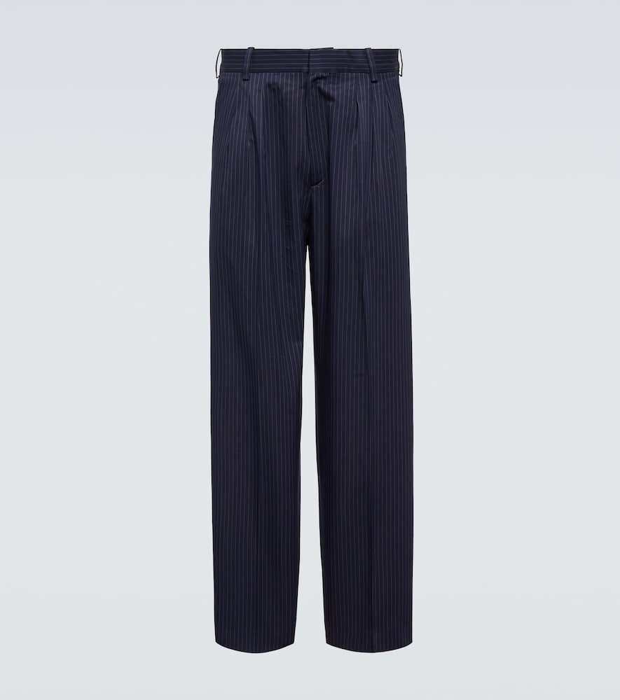 Kenzo Pinstripe cotton and linen pants　ケンゾー ピンストライプ コットン＆リネン パンツ Kenzo