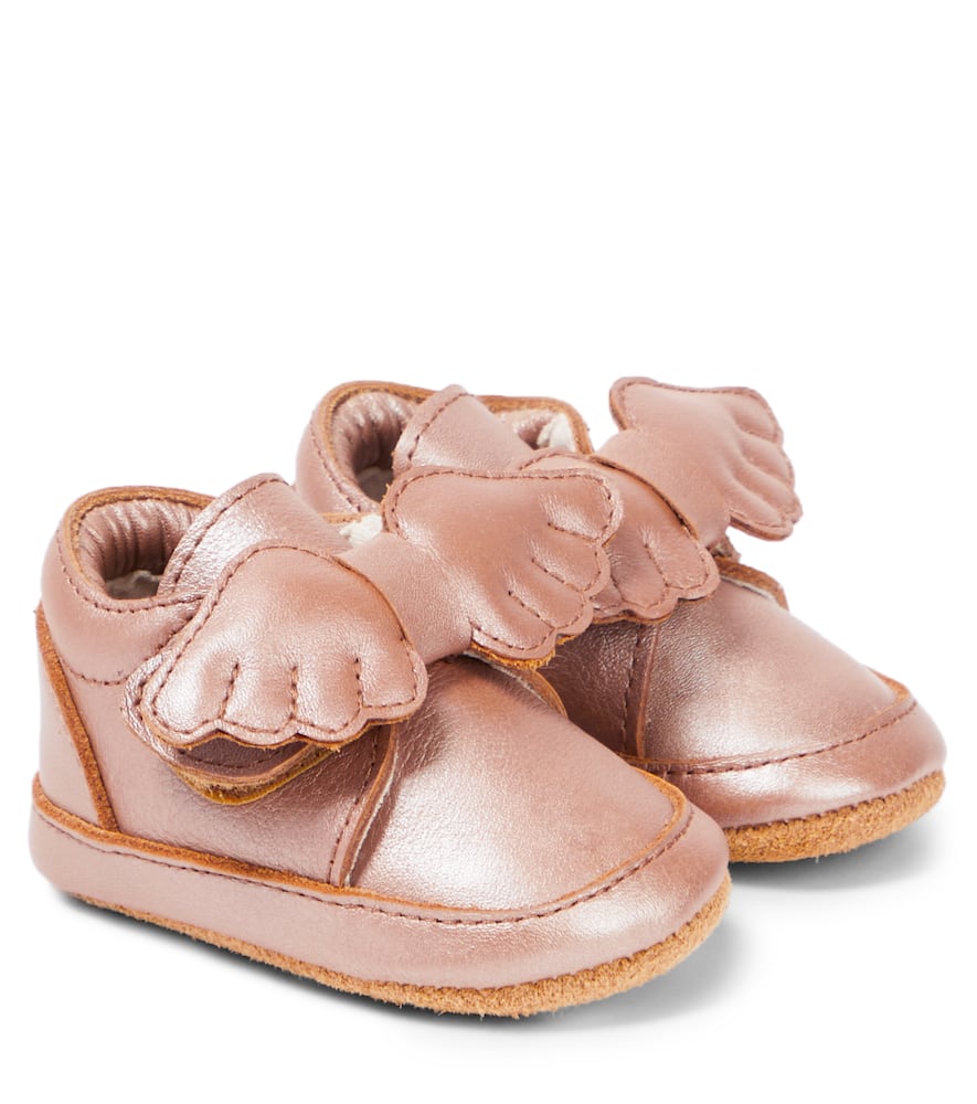 Donsje Baby Sela Lining metallic leather shoes