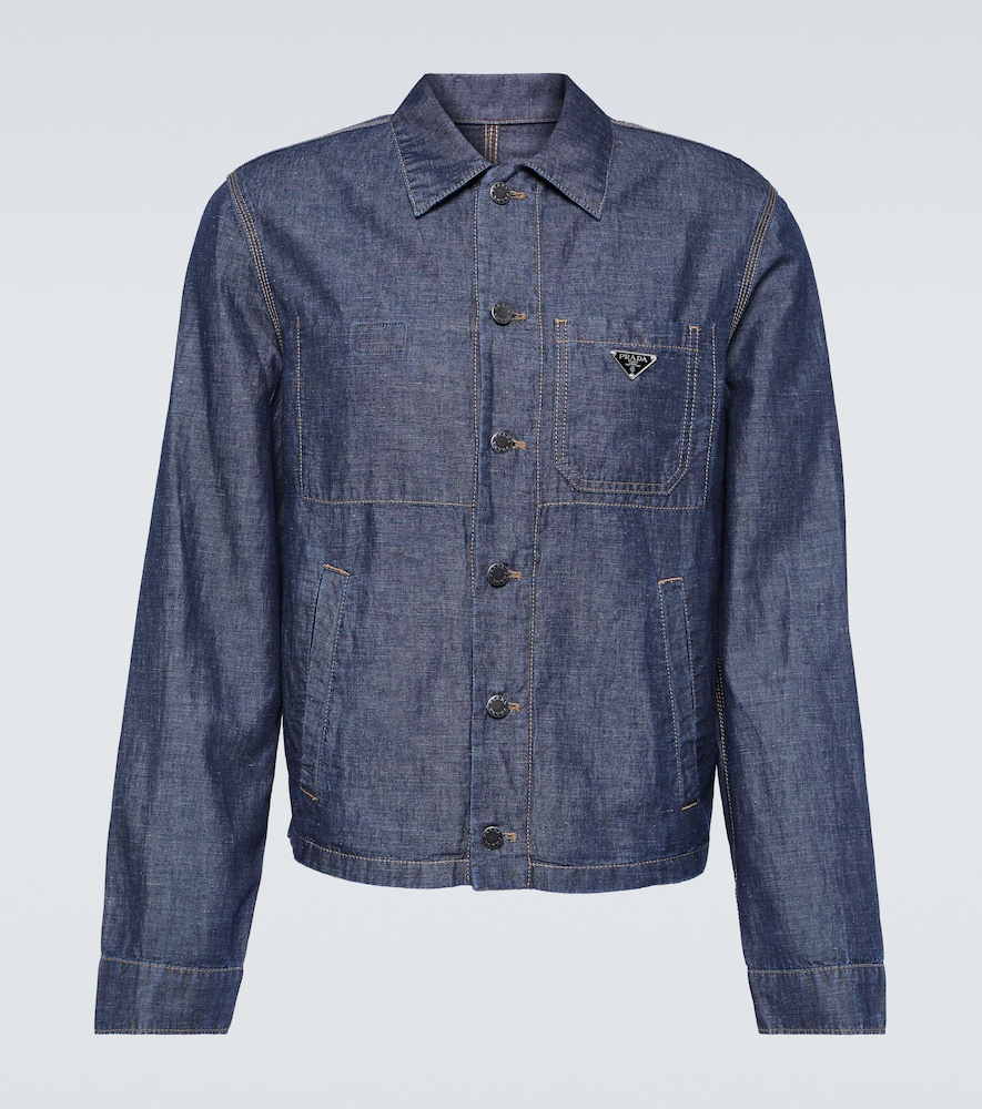 Prada Cotton and linen overshirt
