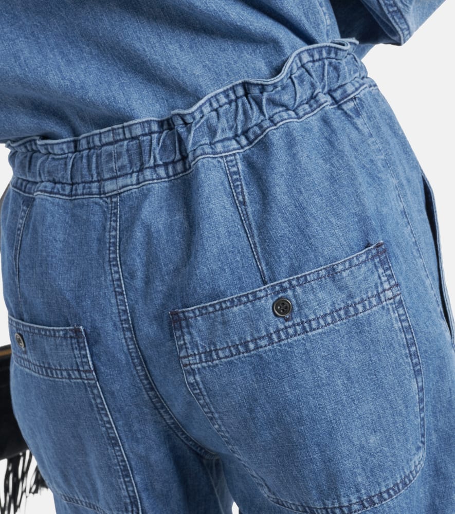 Isabel Marant Étoile Ivy High-rise Wide-leg Jeans In Blue